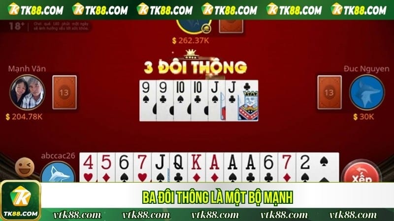 Ba đôi thông là một bộ mạnh