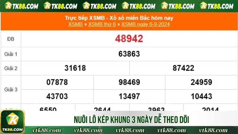 Nuôi lô kép khung 3 ngày dễ theo dõi