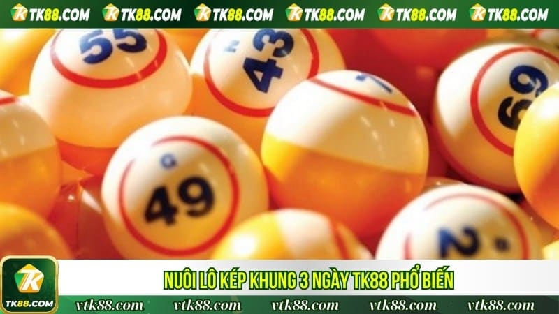 Nuôi lô kép khung 3 ngày TK88 phổ biến