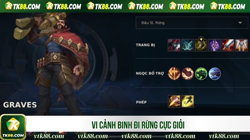 Vi Cảnh Binh đi rừng cực giỏi