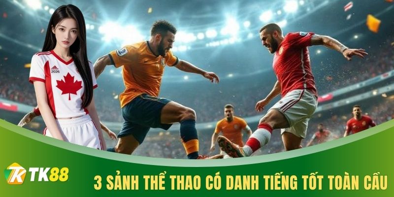 3 sảnh thể thao có danh tiếng tốt toàn cầu