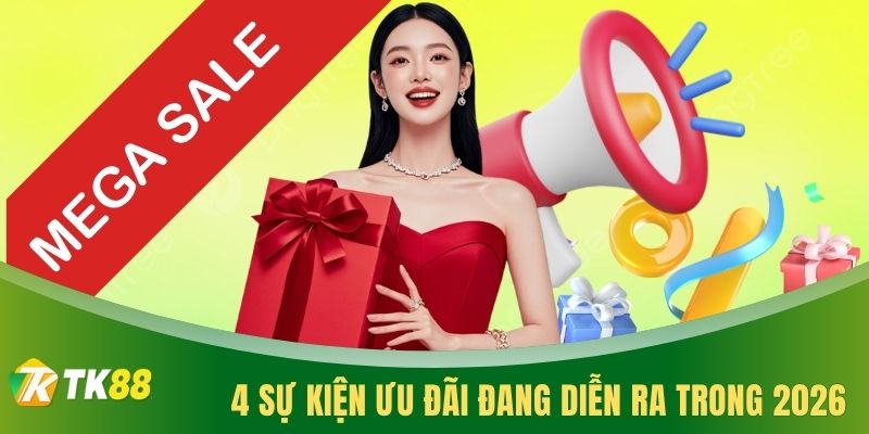 4 sự kiện ưu đãi đang diễn ra trong 2026