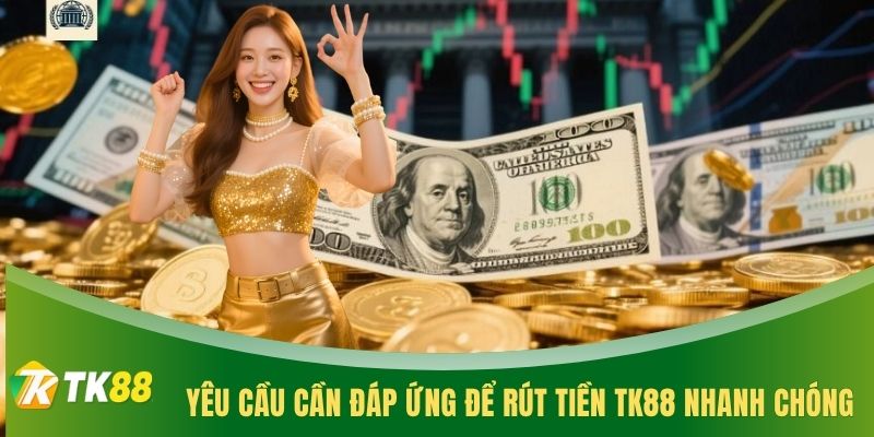 Yêu cầu cần đáp ứng để rút tiền TK88 nhanh chóng